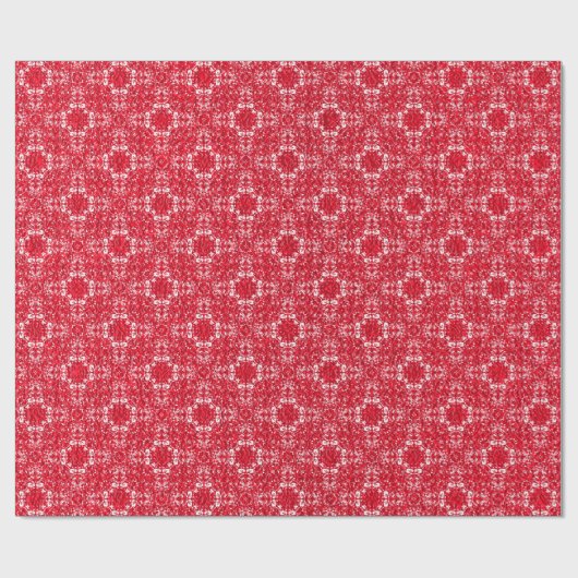 Rood en wit omslagpapier cadeaupapier (Vlak)