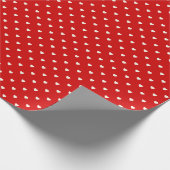 Rood en wit omslagpapier cadeaupapier (Hoek)