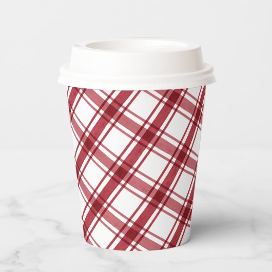 Rood en wit papieren bekers (Achterkant)