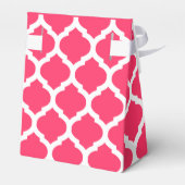 Rood en wit patroon dankzij cadeaudoos bedankdoosjes (Achterkant)