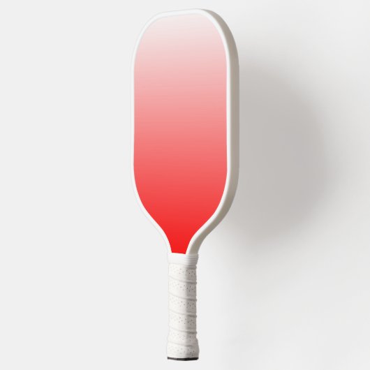 Rood en wit pickleball paddle (Links)