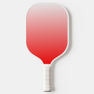 Rood en wit pickleball paddle
