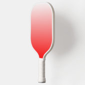 Rood en wit pickleball paddle (Links)