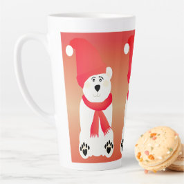 Rood en Wit Polar Beer Latte Mok