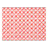 Rood en wit polka dot en check patroon is ver weg tafelkleed (Voorkant (Horizontaal))