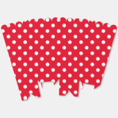 Rood en wit polka stippen patroon aangepaste popco bedankdoosjes (Ongevouwen)