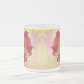 Rood en wit Roos Matglas Koffiemok (Center)