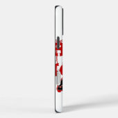 Rood en wit Santa Walking Ho Ho Art Print Case-Mate iPhone Case (Achterkant / Rechts)