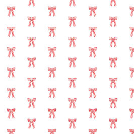 Rood en Wit Satijn Bogen Rood Candy Cane Stripe Bo Tissuepapier