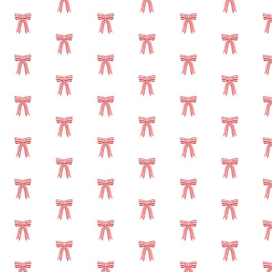 Rood en Wit Satijn Bogen Rood Candy Cane Stripe Bo Tissuepapier