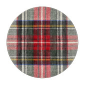 Rood en wit Schotse tartan plaid. Snijplank (Voorkant)