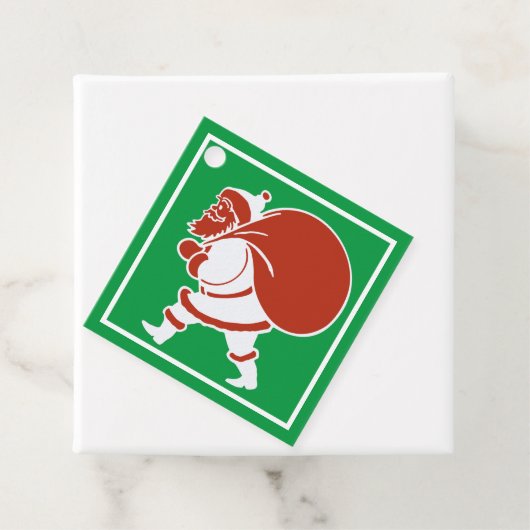 Rood en wit Sinterklaas Bedankjes Labels (In situ)