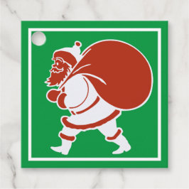 Rood en wit Sinterklaas Bedankjes Labels