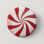 Rood en wit Snoep Button (Voorkant)
