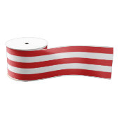 Rood en wit snoep Cane Stripes Kerstvakantie Grosgrain Lint (Spoel)