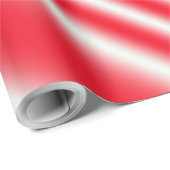 Rood en wit Snoep-riet gestreept omslagpapier Cadeaupapier (Rol Hoek)
