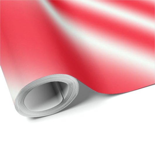 Rood en wit Snoep-riet gestreept omslagpapier Cadeaupapier (Rol Hoek)