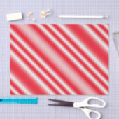 Rood en wit Snoep-riet gestreept weefselpapier Tissuepapier (Craft)