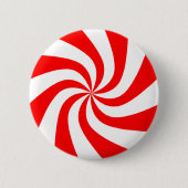 rood en wit snoep ronde button 5,7 cm (Voorkant)