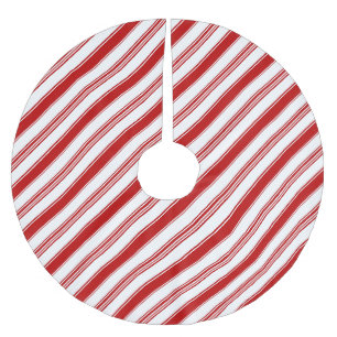 Rood en wit Snoep strepen Kerstboom Rok