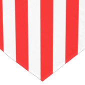 Rood en wit Snoep Stripe-vakantietunner Korte Tafelloper (Hoek)