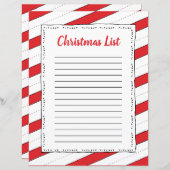 Rood en wit snoepje Boarder Clipart Kerstmis (Voorkant / Achterkant)