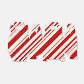 Rood en wit snoepriet gestript bedankdoosjes (Uitgevouwen)