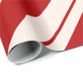 Rood en wit snoepriet gestript cadeaupapier (Rol Hoek)