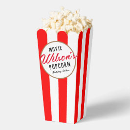 Rood en Wit Special Event Movie Night Popcorn Bedankdoosjes