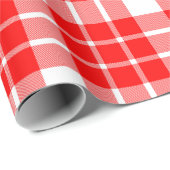 Rood en wit speldenstang |Groot patroon| Verpakkin Cadeaupapier (Rol Hoek)