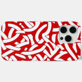 💫 Rood en wit Spiralé 🎨 Case-Mate iPhone Case (Achterkant (horizontaal))