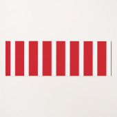 Rood- en wit strempatroon yogamat (Voorkant (horizontaal))