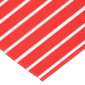 Rood en wit strepen ontwerp tafelkleed (Gekanteld)