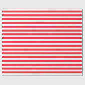 Rood en wit tapepatroon cadeaupapier (Vlak)