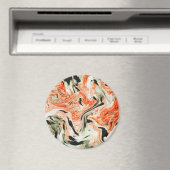 Rood en wit textiel magneet (Insitu (Vaatwasser))