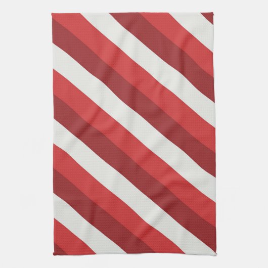 Rood en wit theedoek (Verticaal)