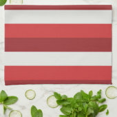 Rood en wit theedoek (Gevouwen)