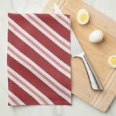 Rood en wit theedoek (Quarter Fold)