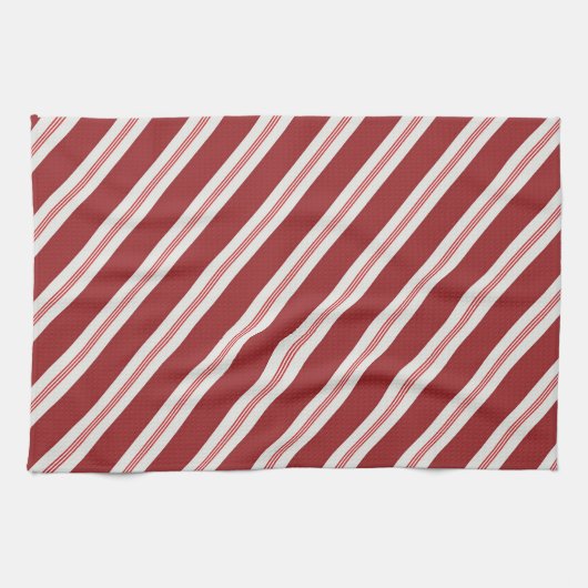 Rood en wit theedoek (Horizontaal)