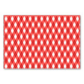 Rood en wit thema / Vrolijk kerstfeest Kaart (Achterkant)