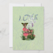 Rood en wit toadstool sprookjes Hartelijk dank Bedankkaart (Achterkant)