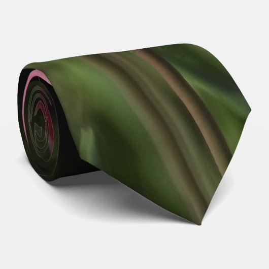 Rood en wit Tulip Stropdas (Opgerold)