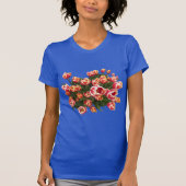 Rood en wit Tulips App. Womens T-Shirt (Voorkant)