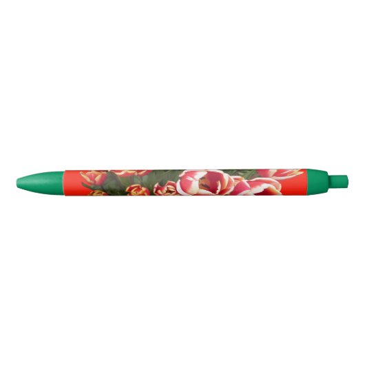 Rood en wit Tulpen Groene Pen (Voorkant)