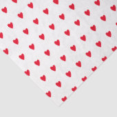 Rood en wit Valentijnsdag Tissuepapier (Detail)