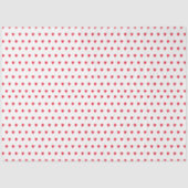 Rood en wit Valentijnsdag Tissuepapier (Voorkant)