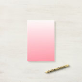 Rood en wit verloop post-it® notes (Op bureau)