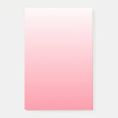 Rood en wit verloop post-it® notes (Voorkant)