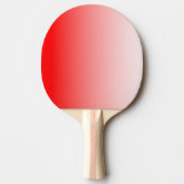 Rood en wit verloop | tafeltennisbatje (Voorkant)