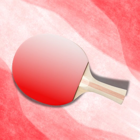 Rood en wit verloop | tafeltennisbatje